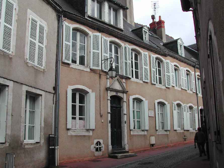 Maison de la famille Rollinat rue des Notaires  Chteauroux.